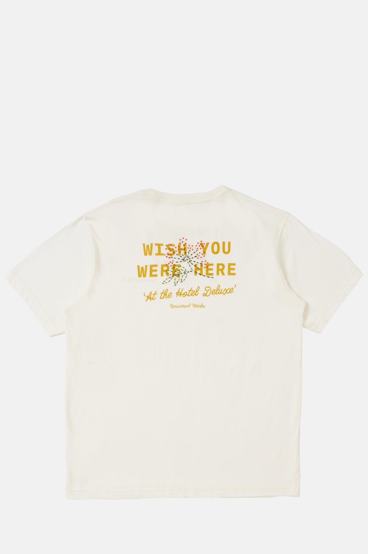 Wish You Were Here Tee Ecru