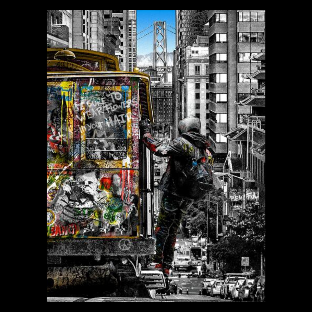 ArtZ® San Francisco Streetcar Painting