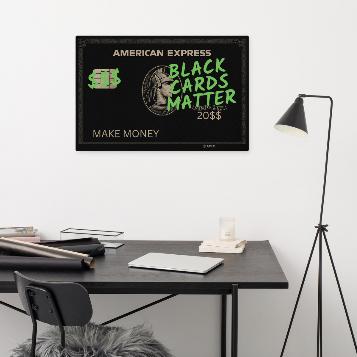ArtZ® Black Cards Matter Painting