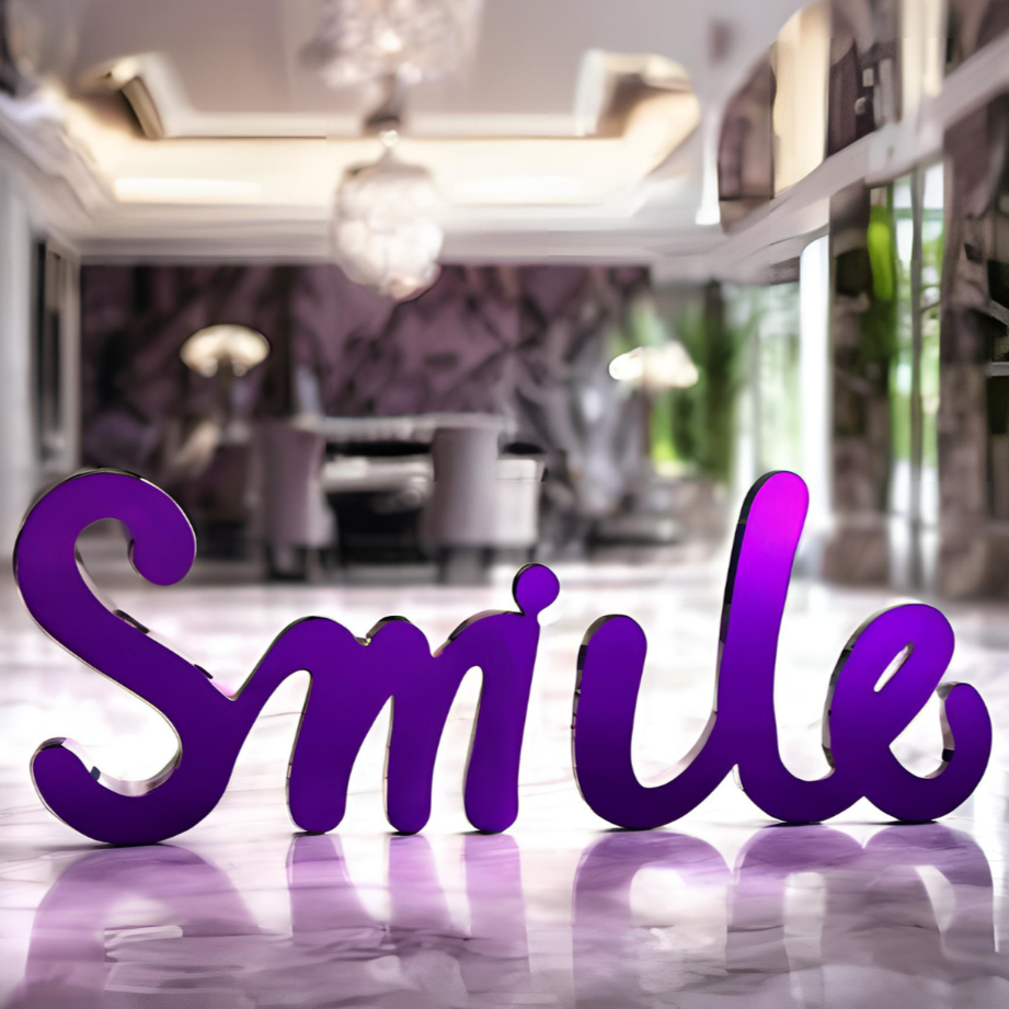 OSO Stainless Steel Smile Sculpture