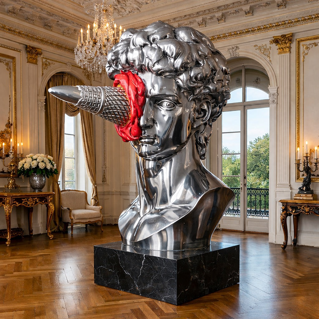 OSO Stainless Steel Echelon Disruptor Sculpture