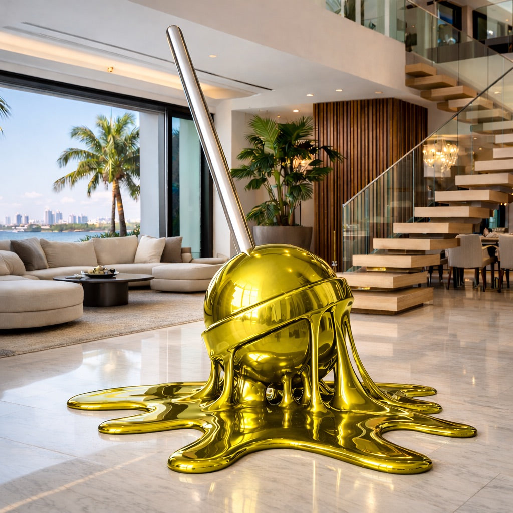 OSO Stainless Steel Maison Melt Sculpture