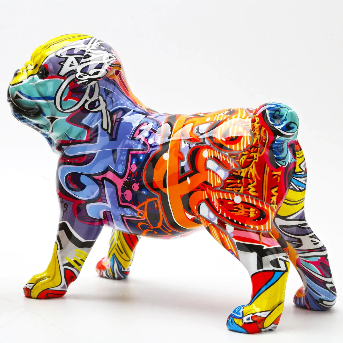 ArtZ® Pug Nordic Painted Statue