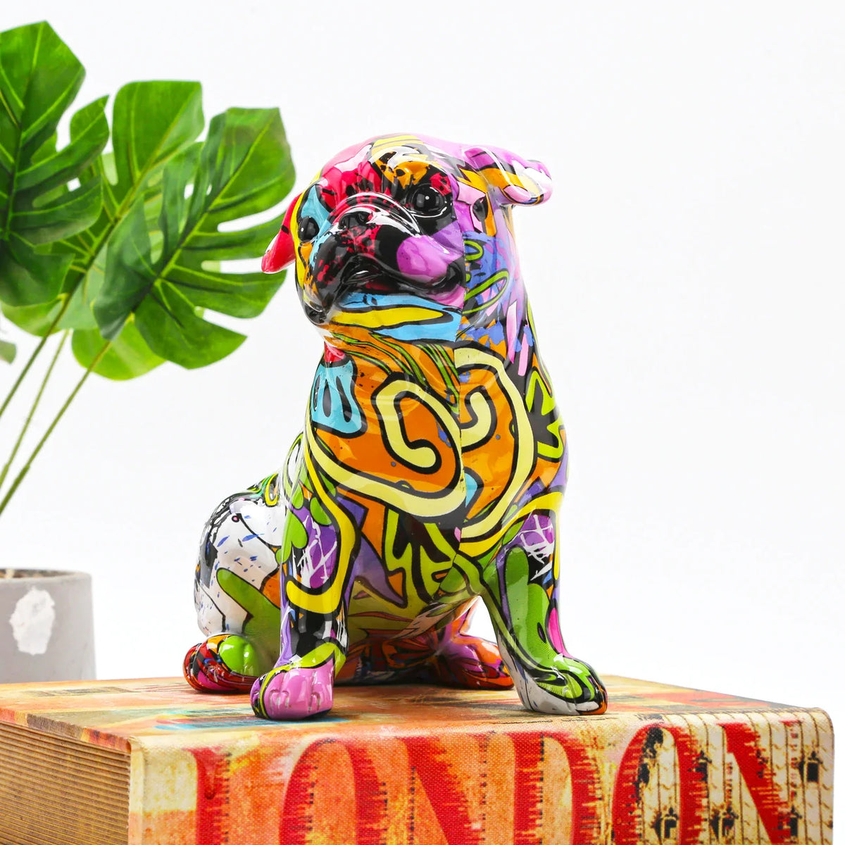 ArtZ® Pug Nordic Painted Statue