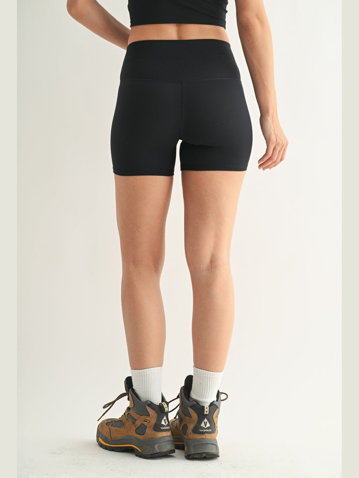 Venice Cloud Light Contour Biker Shorts - Black