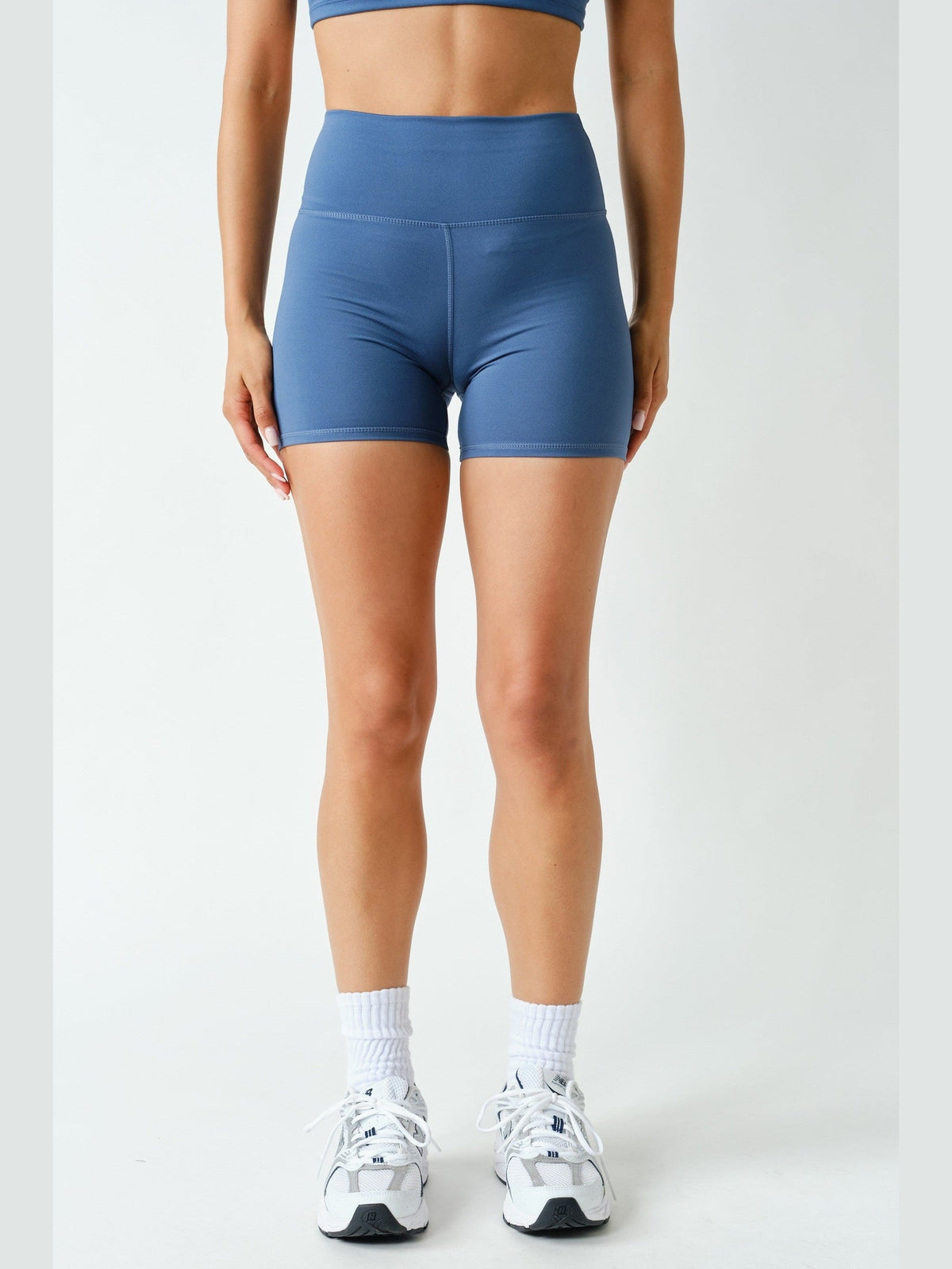 Venice Cloud Light Contour Biker Shorts - Ocean