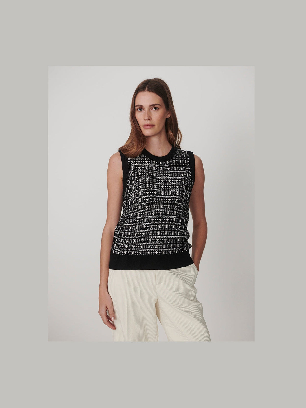Safia Knit Tank - Black